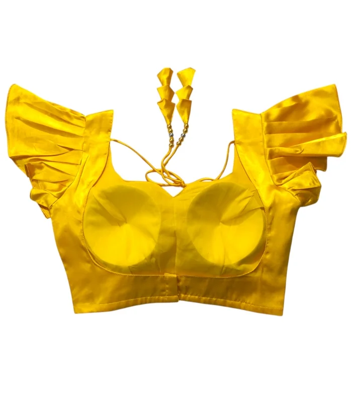 Picture of Latest Semi Backless Blouse For Women