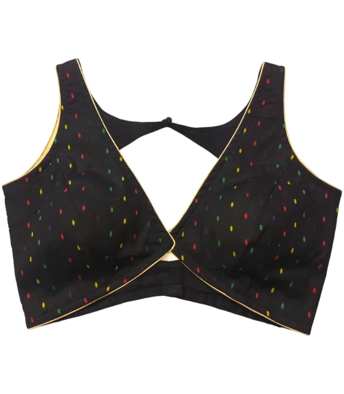 Picture of Black Color Designer Blouse Collection for woman