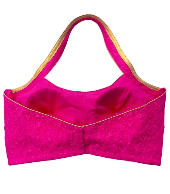 Picture of Pink color Halter neck Blouse For Women's