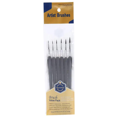 Buy  Keep Smiling Liner Brush Fine Detailing Paint Brush for Painting 6 pcs Set  at Best Prices in Bangladesh