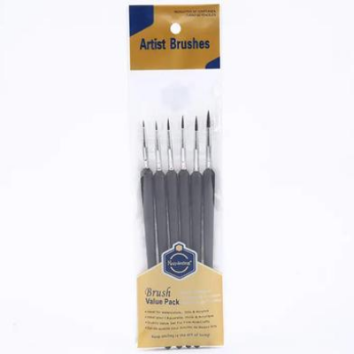 Buy  Keep Smiling Liner Brush Fine Detailing Paint Brush for Painting 6 pcs Set  at Best Prices in Bangladesh