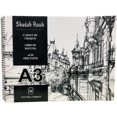 Buy  sketch-pad-a3-size-36-sheet-110gsm-16inch11inch at Best Prices in Bangladesh