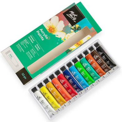 Buy  Mont Marte Acrylic Color Paint 12 at Best Prices in Bangladesh