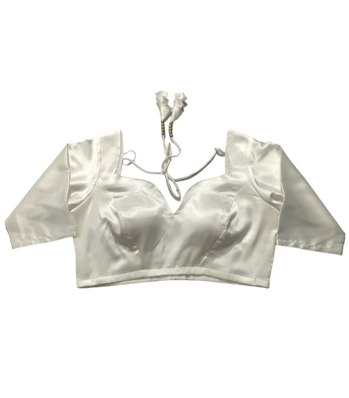 Picture of Latest Semi Backless blouse for women