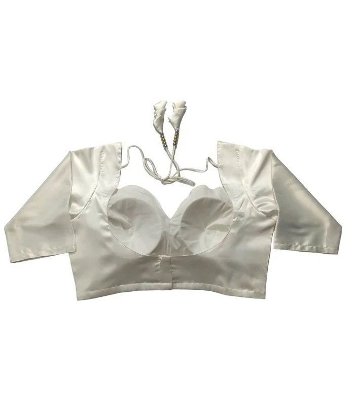 Picture of Latest Semi Backless blouse for women