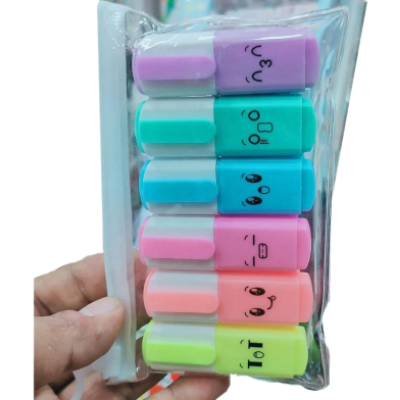 Buy  Mini Highlighter Pack 6 Pcs For School And Office at Best Prices in Bangladesh