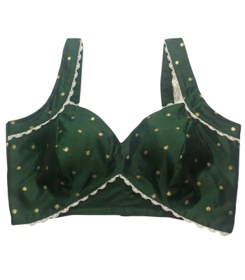 Picture of New Green Color Sleeveless Blouse For Women