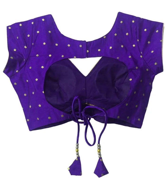 Picture of Purple Color Sleeveless Blouse For Women