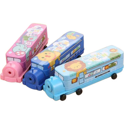 Buy  multi-functional-train-design-metal-pencil-case-any-design at Best Prices in Bangladesh