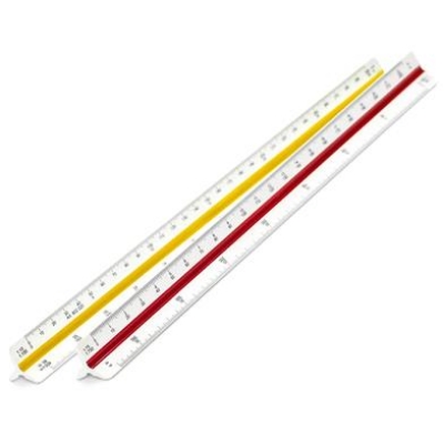 Picture of Triangular Scale Ruler T1 - 300 mm