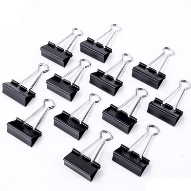 Picture of Binder Clips Paper Clip Black 1 Box