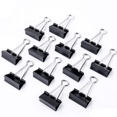 Picture of Binder Clips Paper Clip Black 1 Box