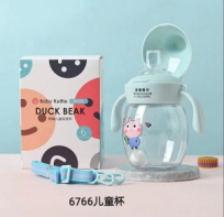 Buy Baby Kettle Duck Beak Children's Straw Water Cup Learning Baby Drinking Water and Milk Leak-proof Drinking Cup- 1pcs [Color random]Online at Best Price