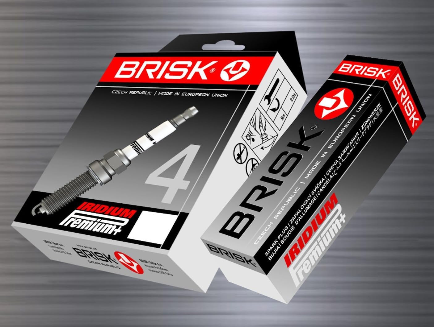 Buy   Brisk Iridium Premium Plus Performance P46 MR15YIR-1 (NGK CROSS Reference DILKAR6A11) Spark Plug for Car 4 Pieces 1 Box (Made in Czech Republic) best Price In Bangladesh