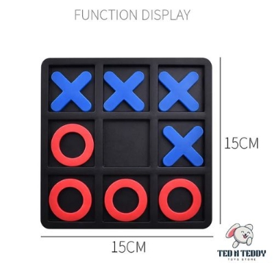 Picture of Tic Tac Toe Family Board Game Toys - Upgraded Plastic Tic-Tac-Toe X & O Chess