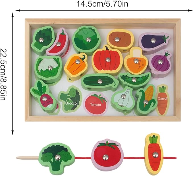 Picture of Multifunctional Fishing Game For Kids Magnetic Wood Logarithmic Board Games Montessori Learning Toys Colorful Educational