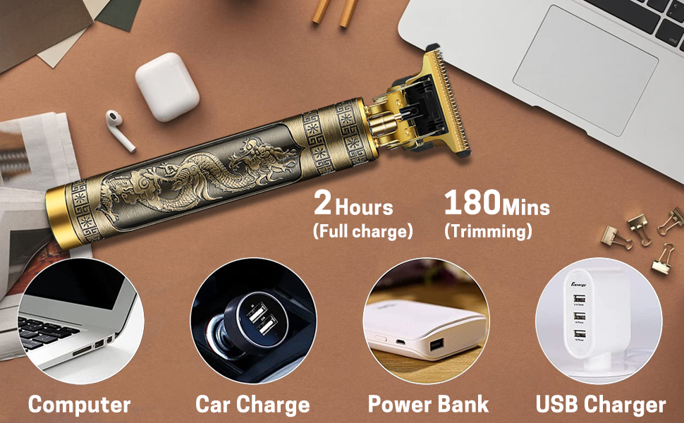 Picture of Vintage T9 Hair Cutting Machine Hair Trimmer Recharge Professional Cordless Hair Trimmer