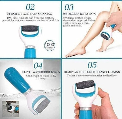 Picture of Surat Dream Dead Skin Remover Foot Scrubber For Cracked Heels Feet Callus Remover Electric Pedi Roller Leg