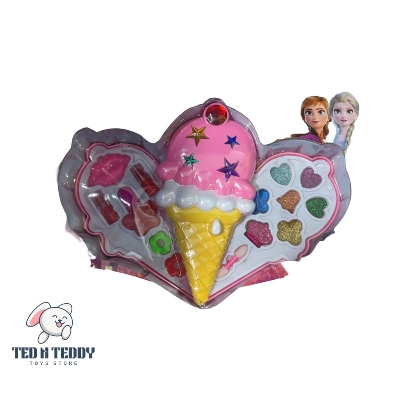 Picture of Kids Beauty Fashion Makeup Set Ice Cream Case Birthday Gift Glitter & Nail Paint
