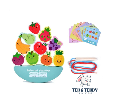 Picture of Game Blocks Beading Toy Intelligence Game Puzzle Kids Wooden Puzzle Toy