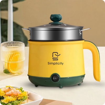 Picture of Mini Electric Pots Rice Cooker Non-Stick Cooking Machine Steam Double Layer Hot Pot Multicooker Electric Cookers Household