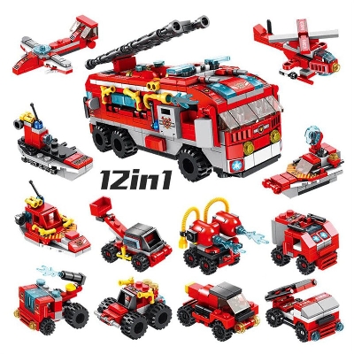 Picture of Brain Development City Fire Truck 12 In 1  Building Blocks Toys For Kids- 561pcs 7 Ratings3 Answered Questions
