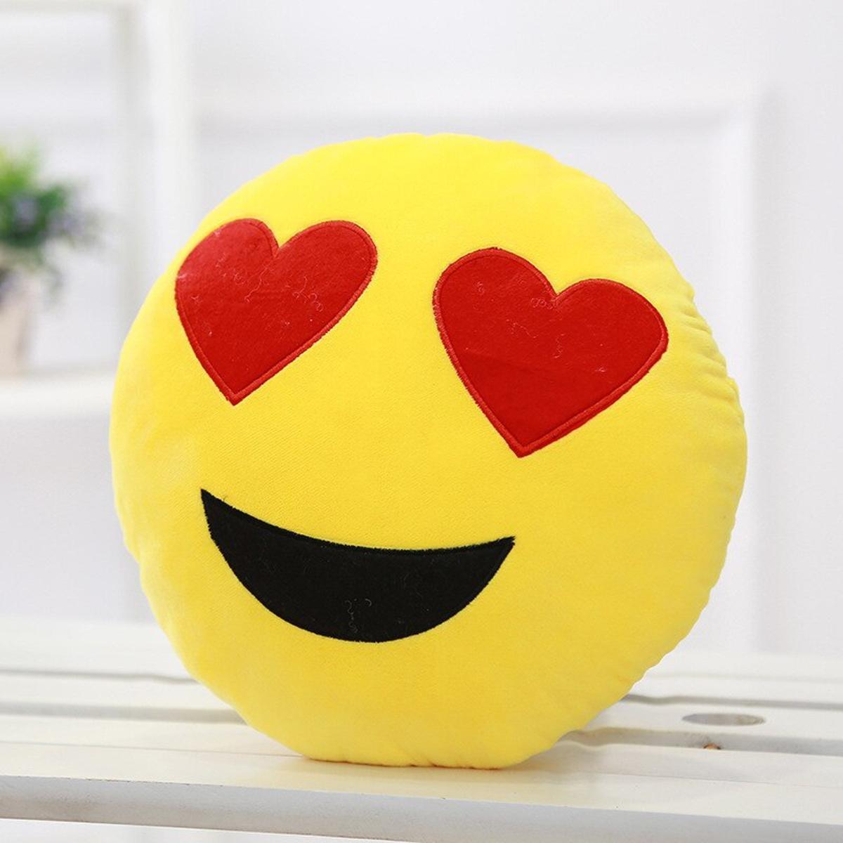 Picture of Emoji Pillow Cushion Round Shape Soft Pillow