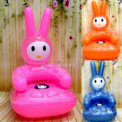 Picture of Kids Inflatable Sofa Rabbit Sofa Two In One Doll Plus Sofa