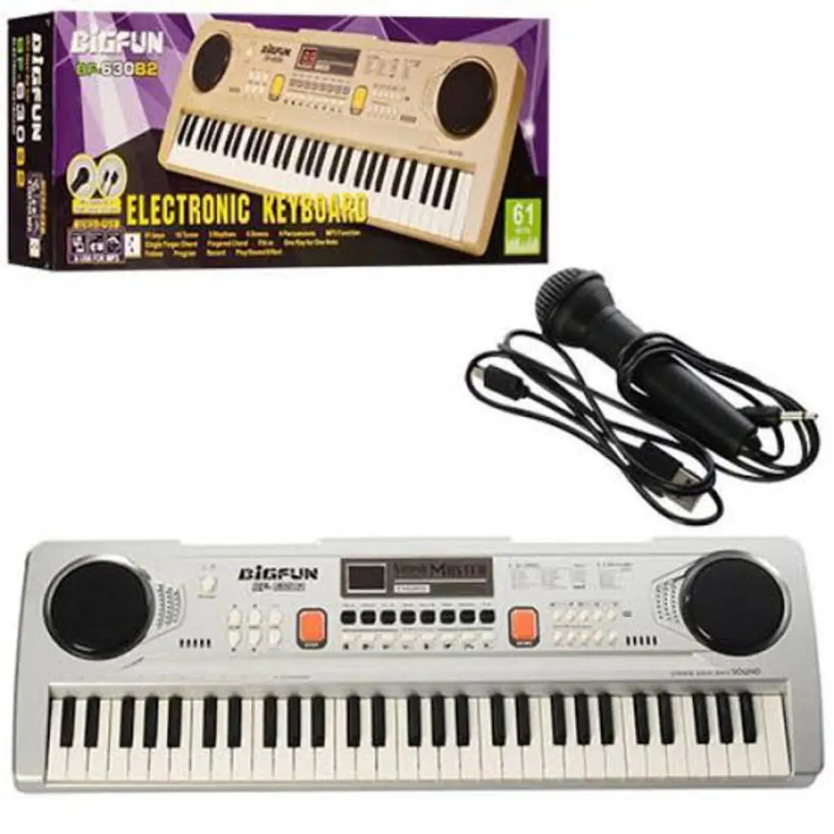 Picture of Tx-3738-Electronic Big Musical 37 Standard According Keys Keyboard Piano AC/DC Play