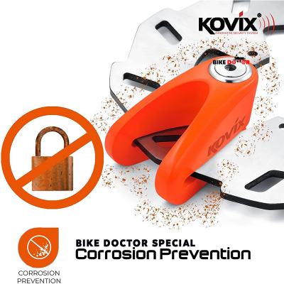 Buy   KOVIX KVZ1 Acidproof Drill & Saw Resistant 6mm Motorcycle Disc Lock-Multicolor (2 Key)  best Price In Bangladesh