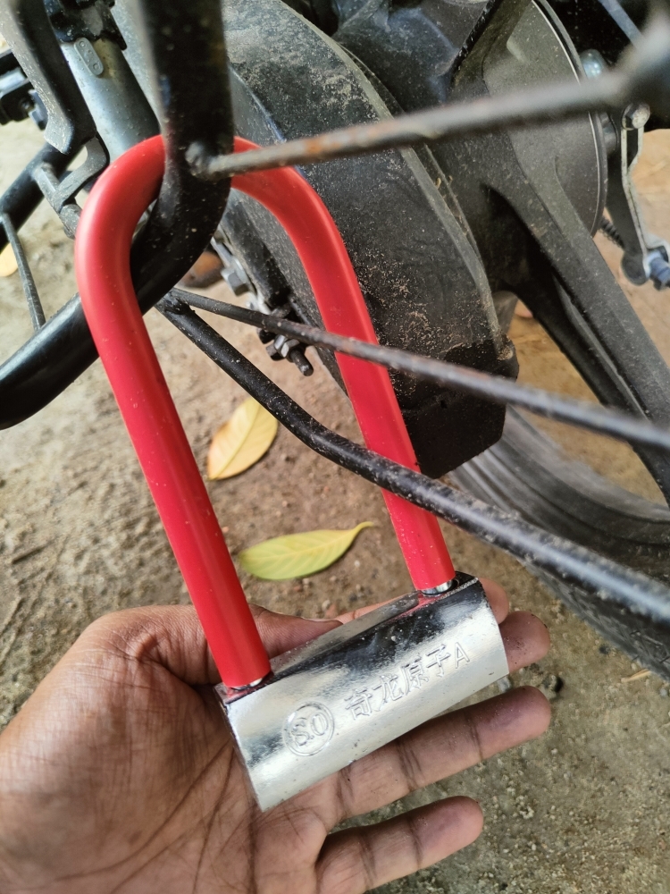 Buy   ​​​​U Shape Motorcycle Bicycle Door Lock Alloy Made Anti Theft Anti Corrosion Cylinder China Lock for Bike Random Color 1 Piece best Price In Bangladesh