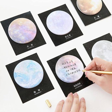 Buy The Style Sutra 30 Pieces Planet Sticky Note Round List Memo Notes Moon at Best Prices in Bangladesh
