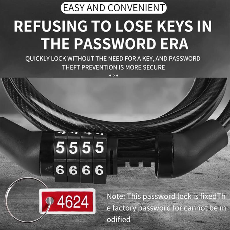 Buy   ​​​​Multifunctional Helmet Bicycle 4 Digit Combination Lock Light Weight 1 Piece best Price In Bangladesh