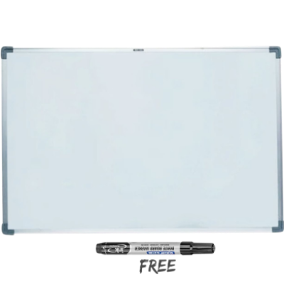 Buy Iconic High Quality White Board 12x20 Inch With White Board Marker Pen Free at Best Prices in Bangladesh