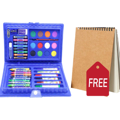 Buy Buy 1 Children Painting-Drawing Set 42Pc Get 1 Handmade Drawing Pad A5 Size 20 Pages Free at Best Prices in Bangladesh