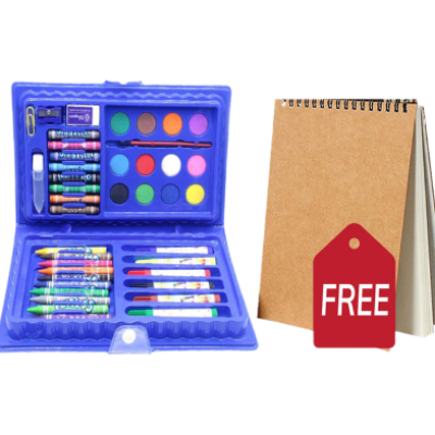Buy Buy 1 Children Painting-Drawing Set 42Pc Get 1 Handmade Drawing Pad A5 Size 20 Pages Free at Best Prices in Bangladesh