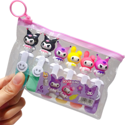 Buy Sanrio Marker Highlighter Cartoon Kuromi 6pc Set at Best Prices in Bangladesh