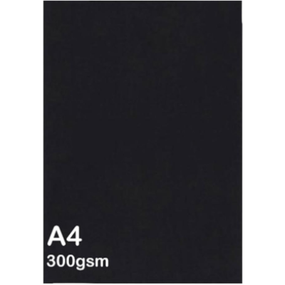 Buy Card Thick Art Paper A4 Black 300 GSM - 10 Sheetss at Best Prices in Bangladesh