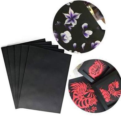 Buy Card Thick Art Paper A4 Black 300 GSM - 10 Sheetss at Best Prices in Bangladesh