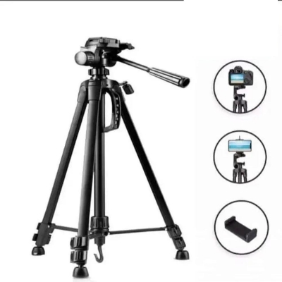 Picture of 380A Mobile Stand Camera Stand: Pro TikTok Tripod Stand Featuring a 5 feet Tripod and Three Way head