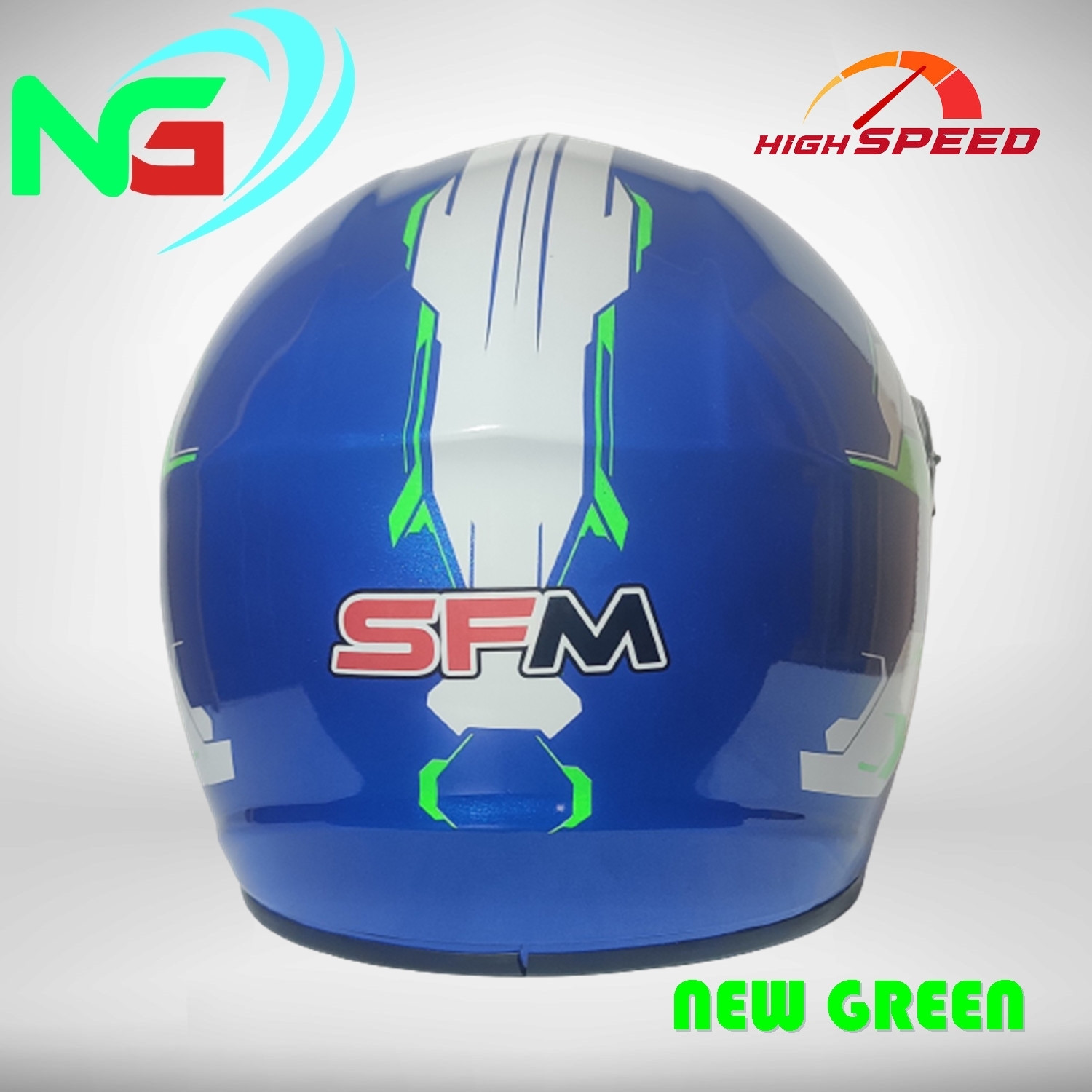 Picture of BIKE HELMETS SFM HIGH SPEED Helmet Full Face Helmets- BLUE