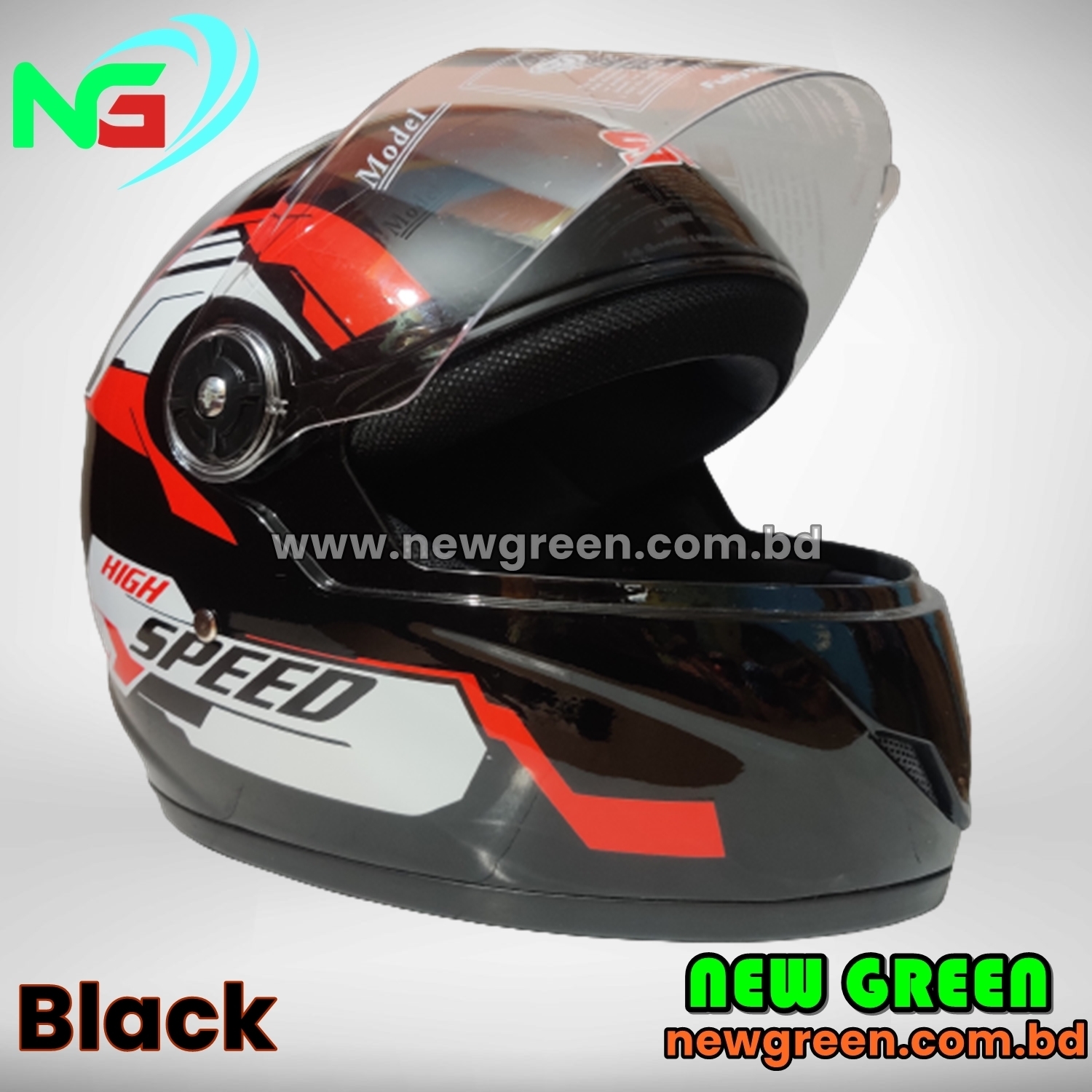 Picture of BIKE HELMETS HIGH SPEED SFM Helmet Full Face Helmets- RED