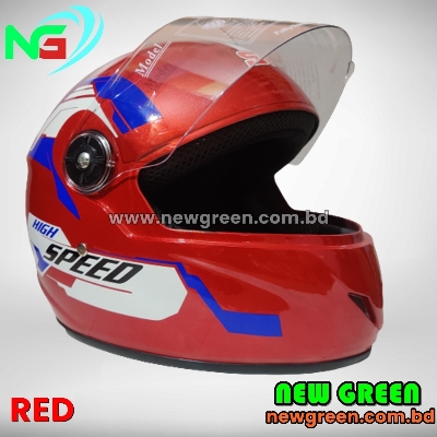 Picture of BIKE HELMETS HIGH SPEED SFM Helmet Full Face Helmets- RED