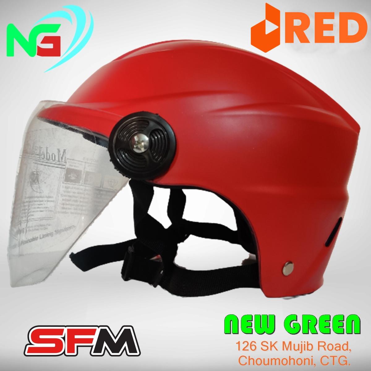 Picture of Bike Half-Helmet Open Face Helmets With Glass