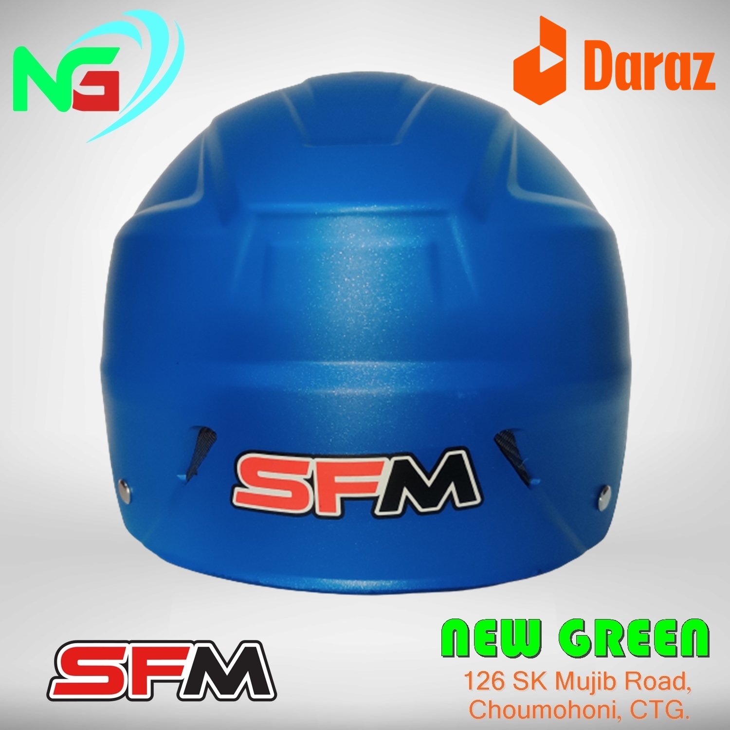 Picture of Bike Half-Helmet Open Face Helmets With Glass - Helmet - Helmet - Helmets For Bike