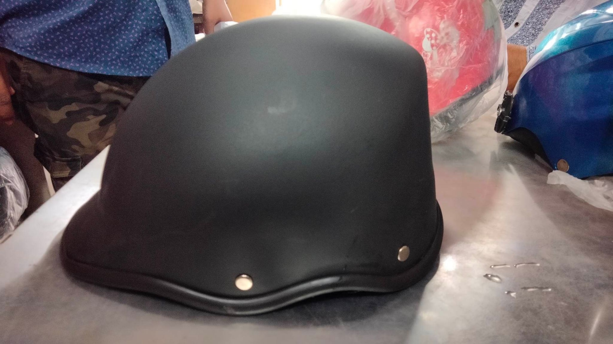 Picture of Bike Helmet Open Face Cap Helmets Carbon Fiber