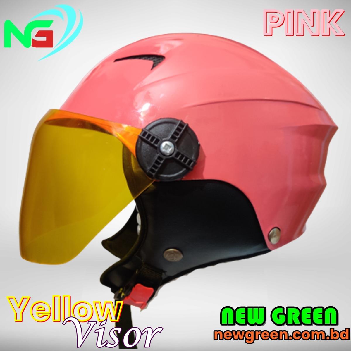 Picture of Bike Helmets Half Face Dame Dude Helmets For Men And Women-Yellow Visor - Helmet