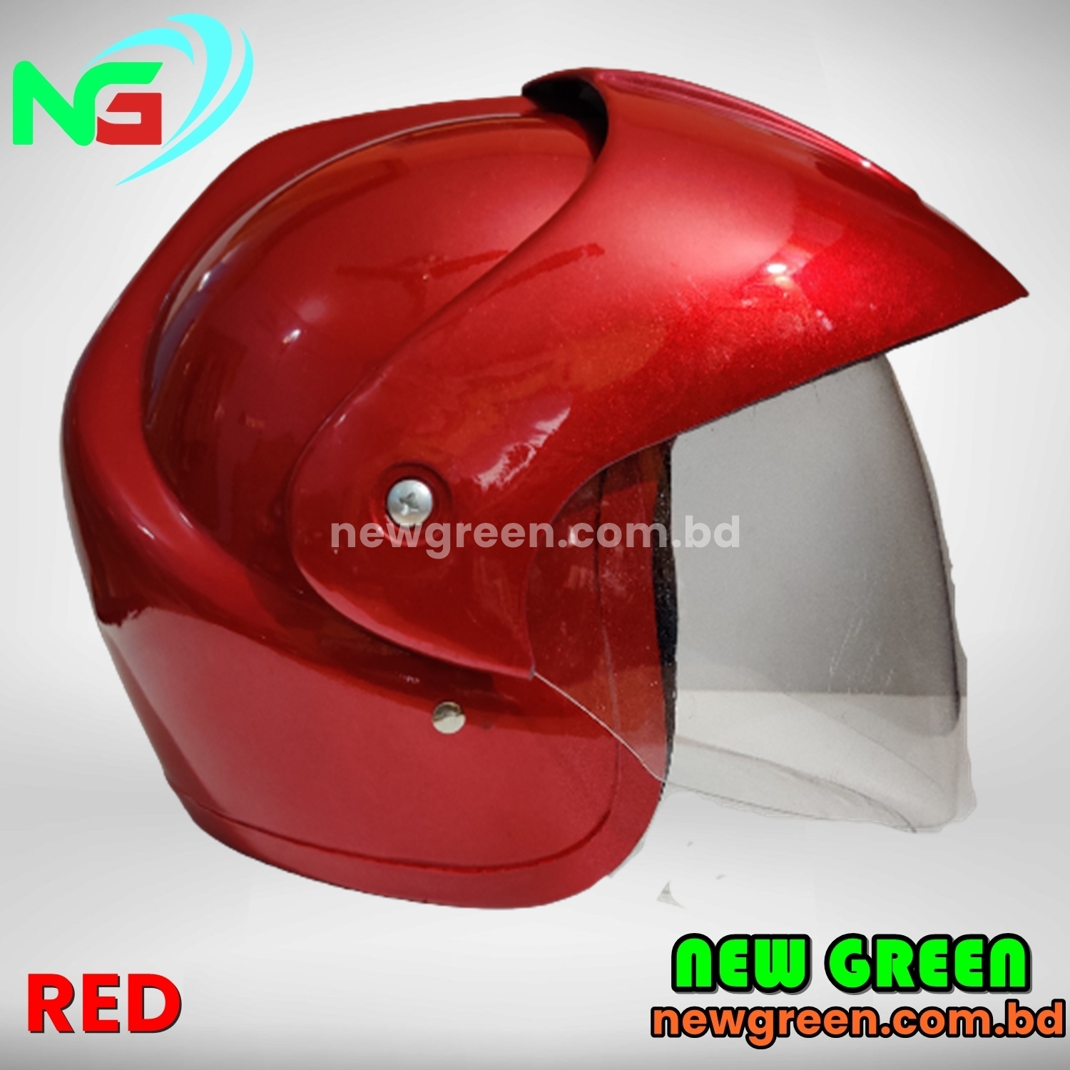 Picture of Bike Helmets YOHE Half Face Bike Helmet BD - Black Red Blue Model: 832