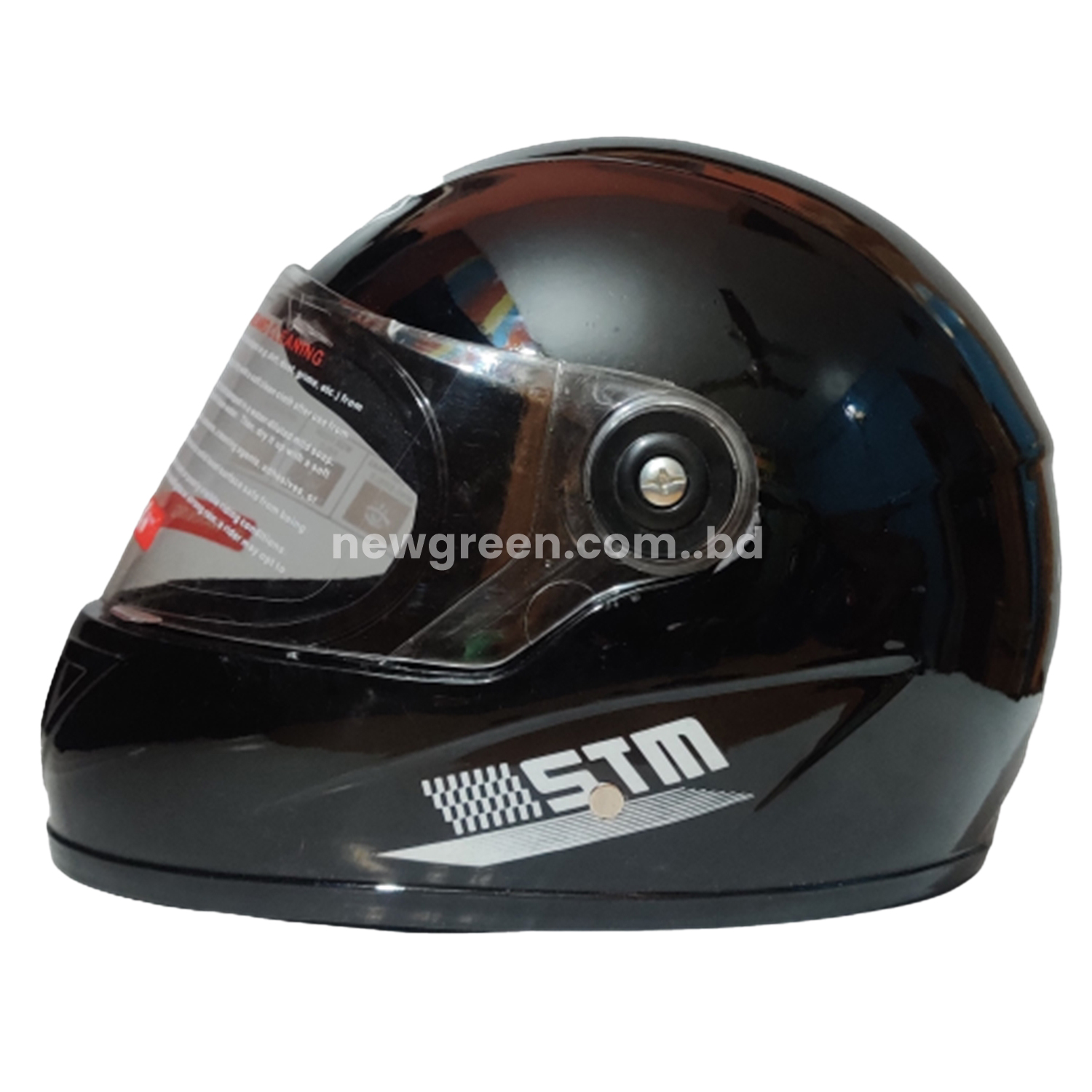 Picture of FULL FACE BIKE HELMET STM- Black Blue and Red
