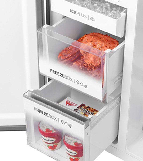 Buy Haier 630 Liters Convertible Side By Side Refrigerator (HRF-680BG)  at Best Price In Bangladesh